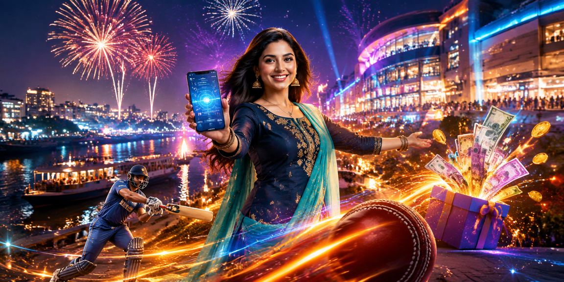 ঢাকার নিয়ন আলোয় ক্রিকেট বেটিং বোনাস উপভোগ করার দৃশ্য